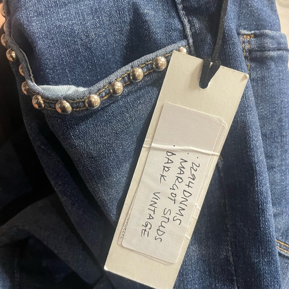 L’Agence Margot Studs Dark Vintage High Rise USA - Picture 7 of 8